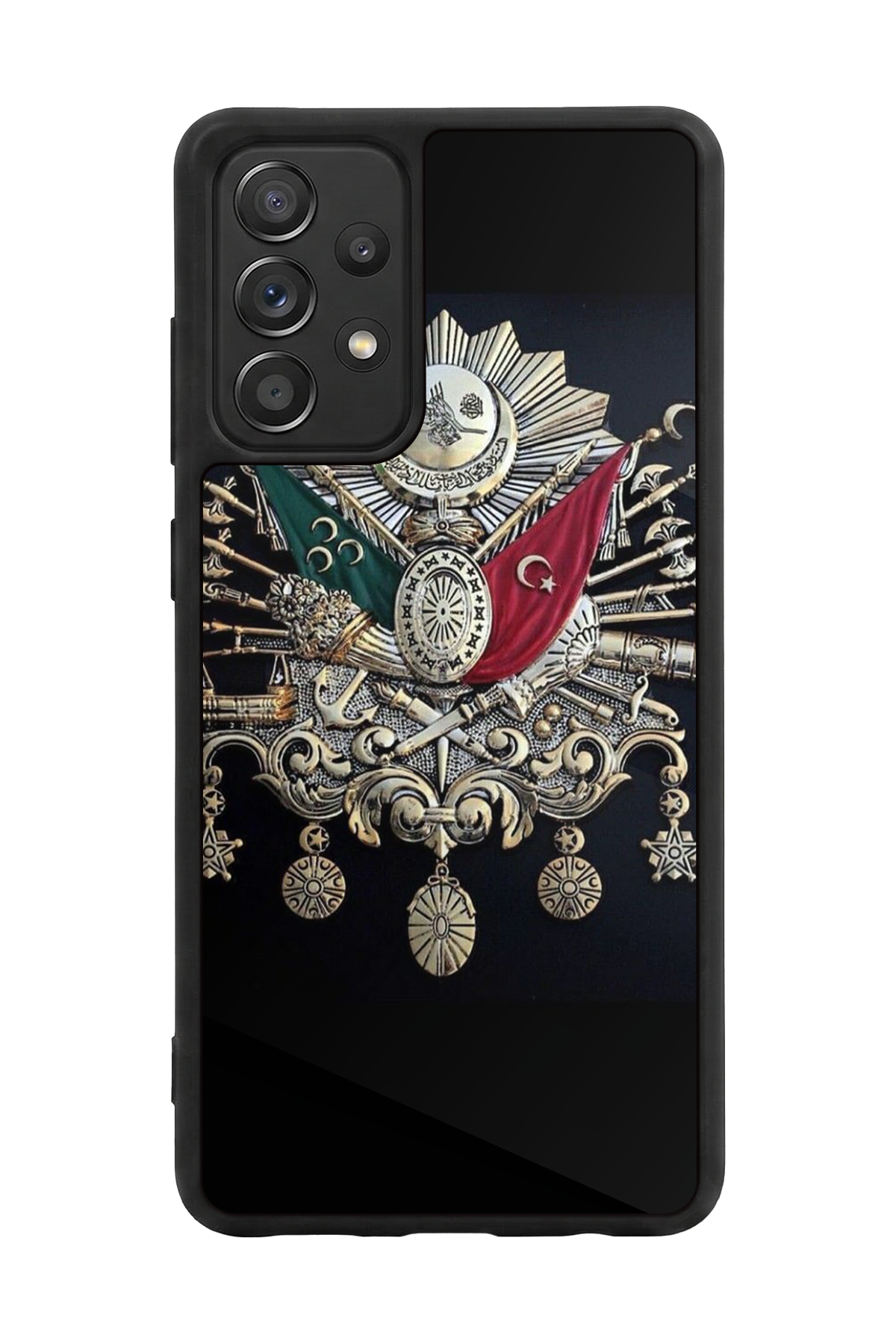 Samsung Galaxy A72 Uyumlu Osmanli Tugrasi Tasarımlı Glossy Premium Kılıf