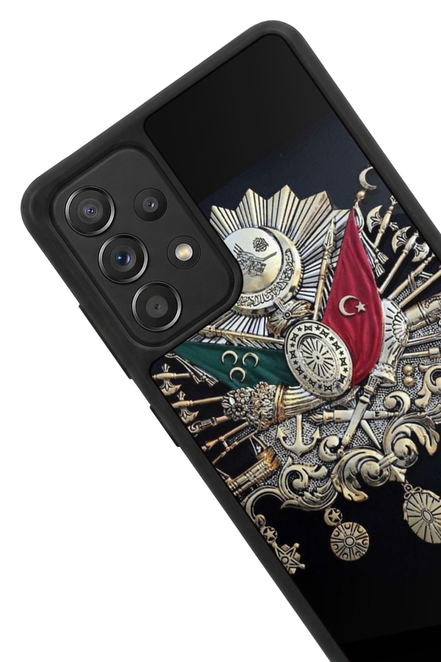 Samsung Galaxy A72 Uyumlu Osmanli Tugrasi Tasarımlı Glossy Premium Kılıf