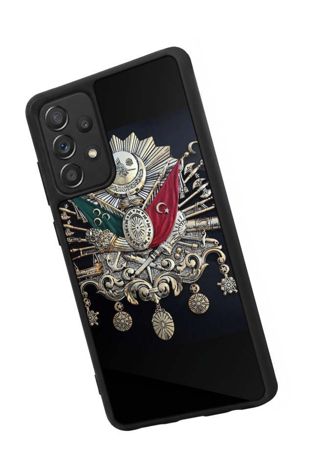 Samsung Galaxy A72 Uyumlu Osmanli Tugrasi Tasarımlı Glossy Premium Kılıf