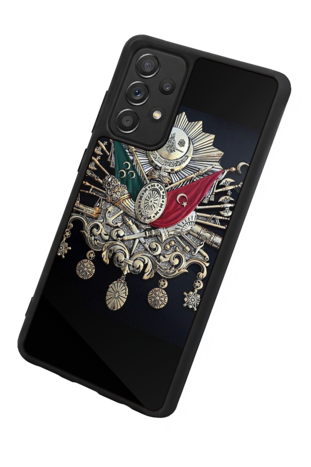 Samsung Galaxy A72 Uyumlu Osmanli Tugrasi Tasarımlı Glossy Premium Kılıf