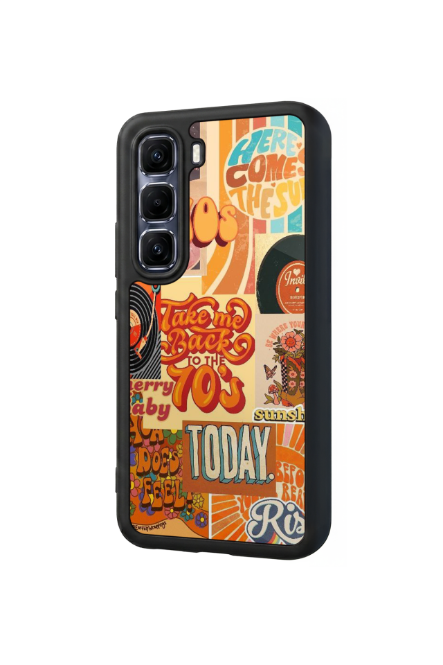Infinix Hot 60 Pro Plus Uyumlu Poster Tasarımlı Glossy Premium Kılıf