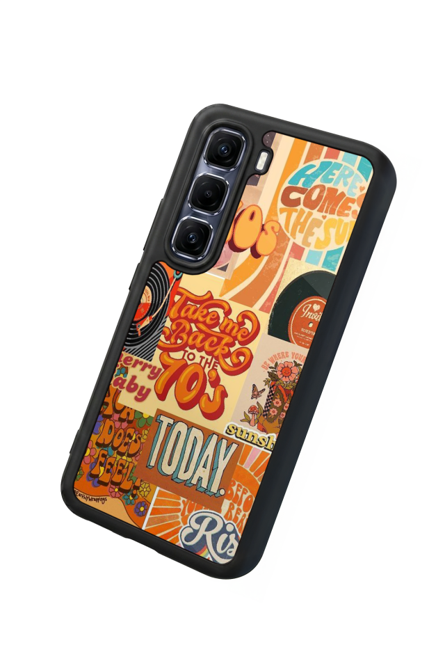 Infinix Hot 60 Pro Plus Uyumlu Poster Tasarımlı Glossy Premium Kılıf