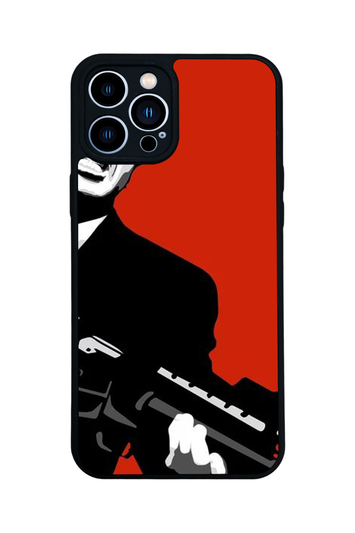 iPhone 12 Pro Max Uyumlu Scarface Tasarımlı Glossy Premium Kılıf