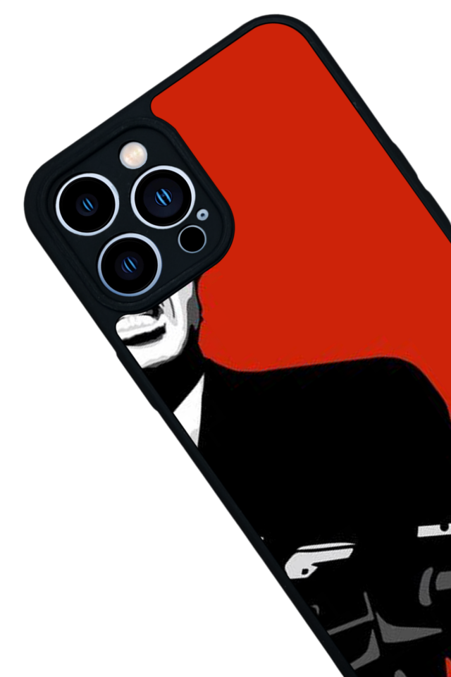 iPhone 12 Pro Max Uyumlu Scarface Tasarımlı Glossy Premium Kılıf