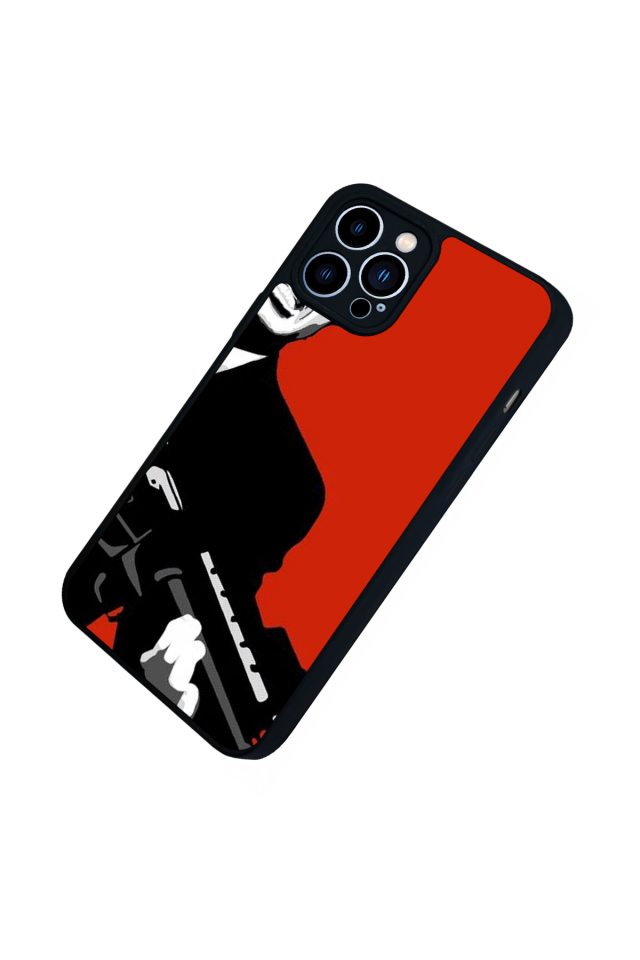 iPhone 12 Pro Max Uyumlu Scarface Tasarımlı Glossy Premium Kılıf