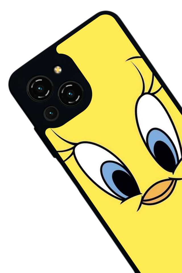 Reeder S23 Pro Max Uyumlu tweety Tasarımlı Glossy Premium Kılıf