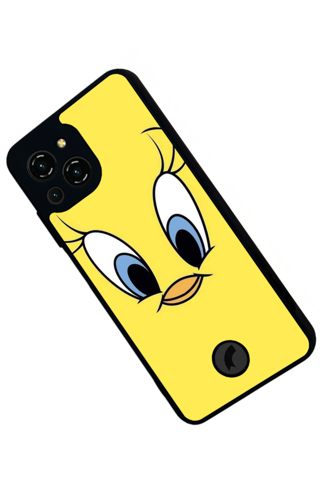 Reeder S23 Pro Max Uyumlu tweety Tasarımlı Glossy Premium Kılıf