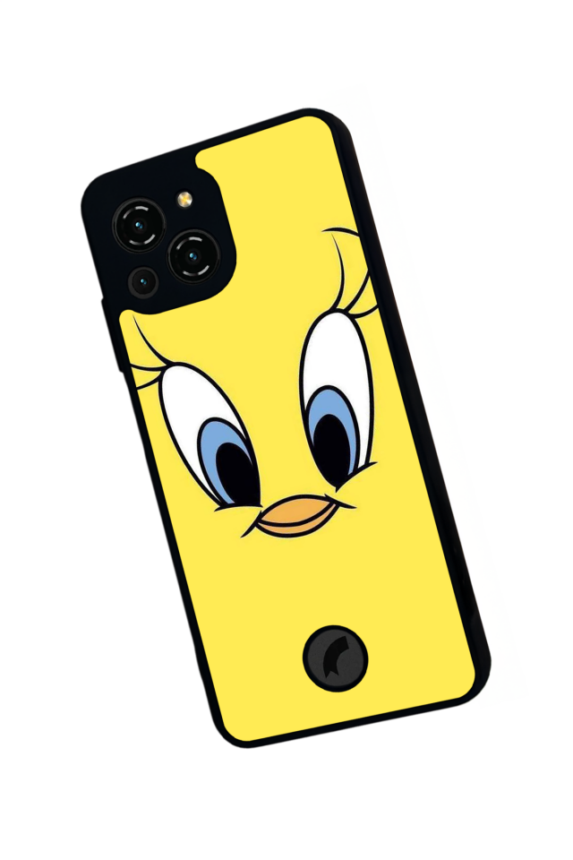 Reeder S23 Pro Max Uyumlu tweety Tasarımlı Glossy Premium Kılıf