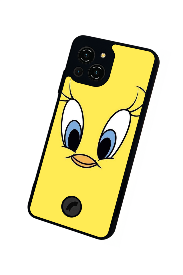 Reeder S23 Pro Max Uyumlu tweety Tasarımlı Glossy Premium Kılıf