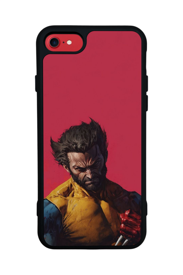 iPhone SE Uyumlu Wolverine Tasarımlı Glossy Premium Kılıf