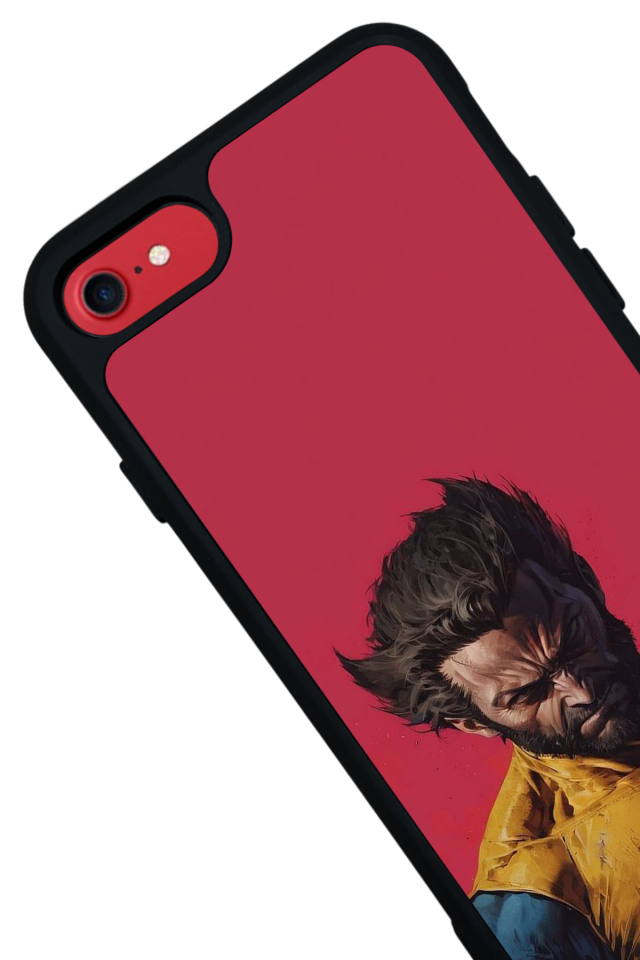 iPhone SE Uyumlu Wolverine Tasarımlı Glossy Premium Kılıf