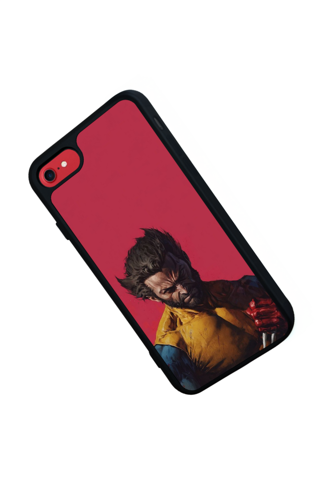 iPhone SE Uyumlu Wolverine Tasarımlı Glossy Premium Kılıf