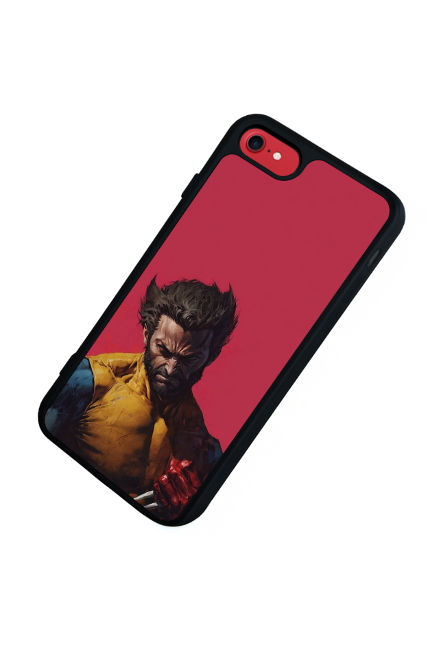 iPhone SE Uyumlu Wolverine Tasarımlı Glossy Premium Kılıf