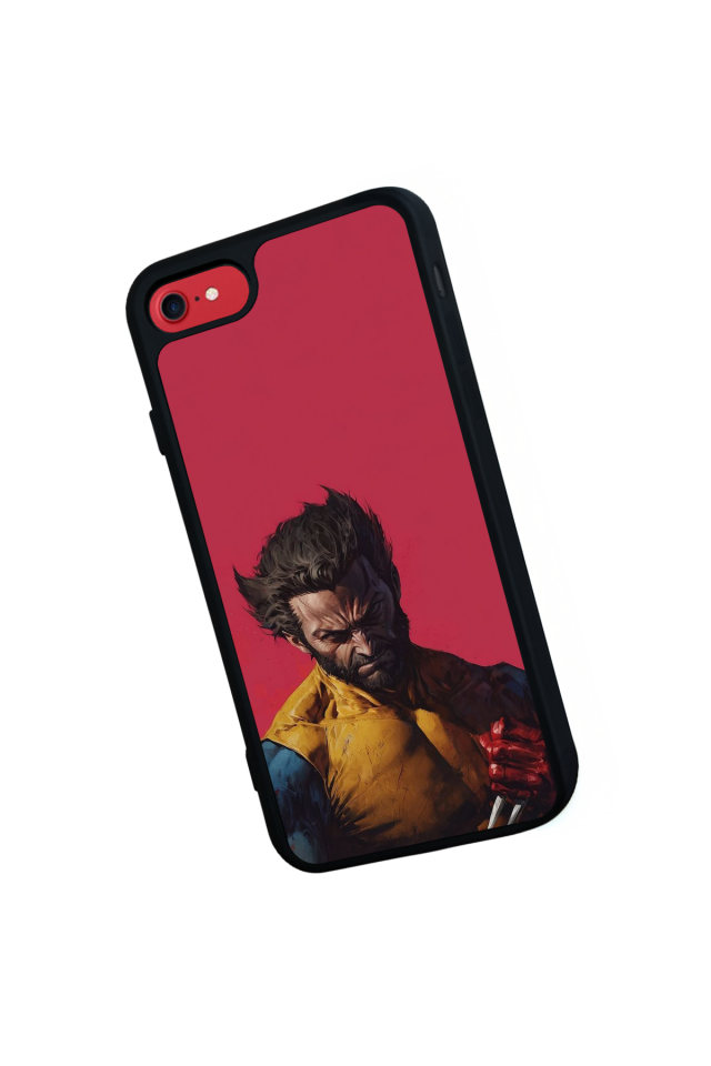 iPhone SE Uyumlu Wolverine Tasarımlı Glossy Premium Kılıf
