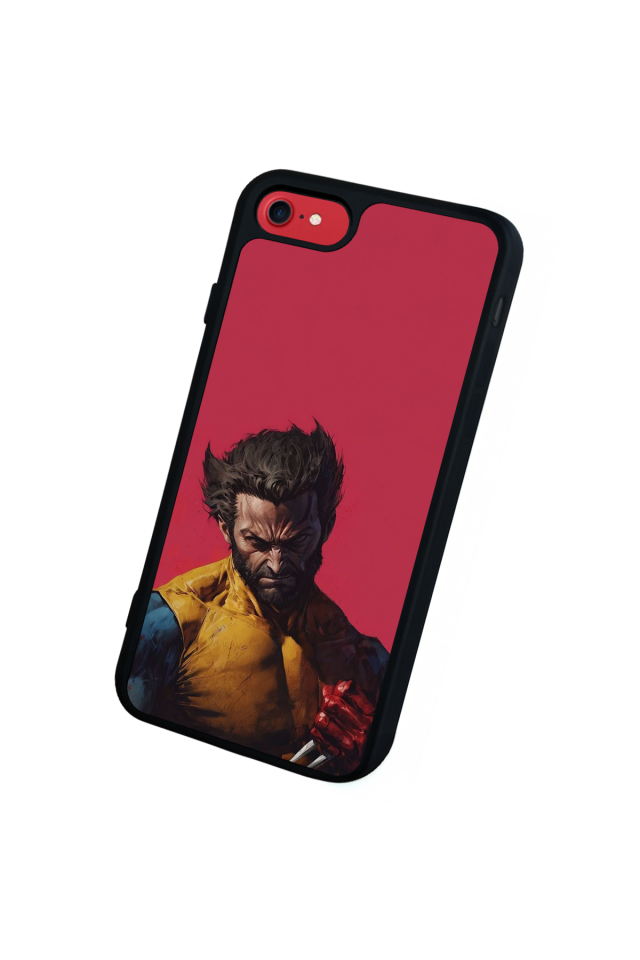 iPhone SE Uyumlu Wolverine Tasarımlı Glossy Premium Kılıf