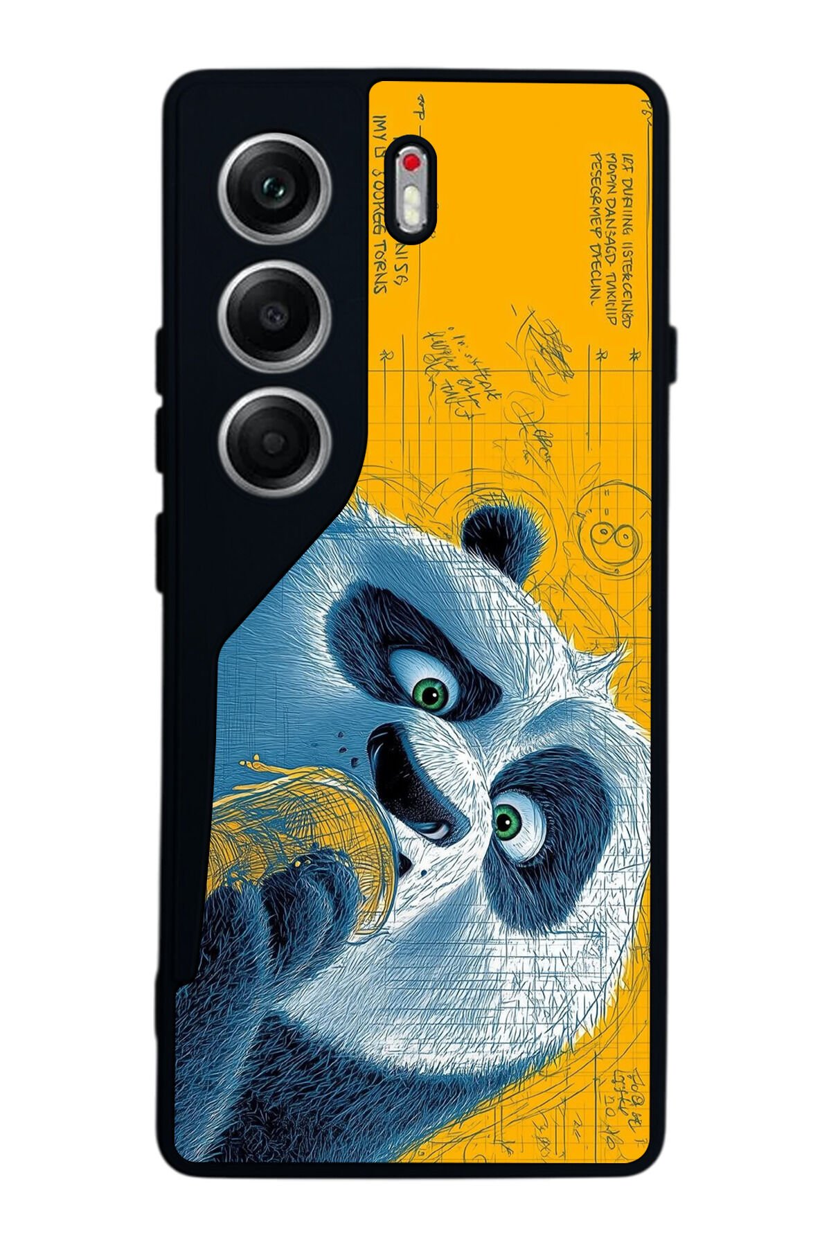 Tecno Camon 40 Uyumlu Kung Fu Panda Tasarımlı Glossy Premium Kılıf