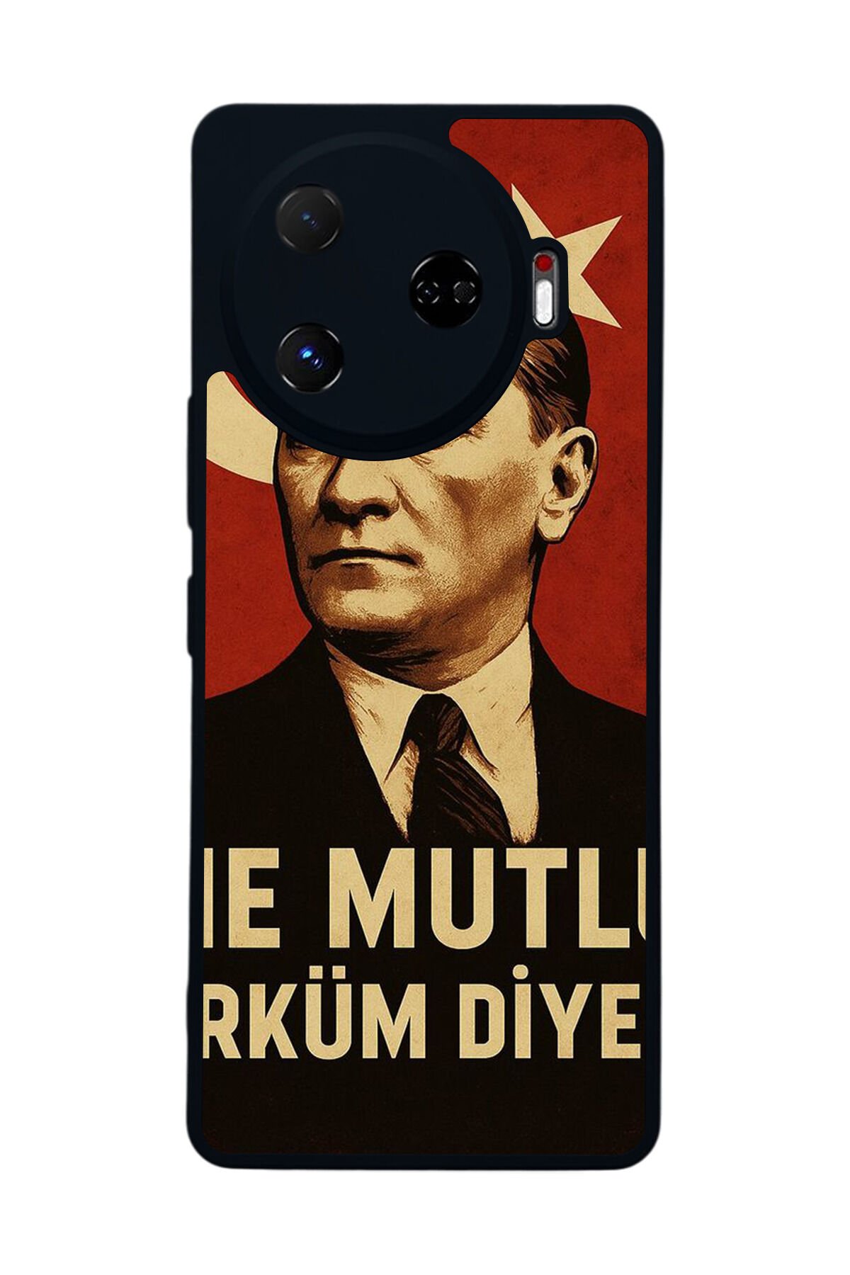 Tecno Camon 30 Pro Uyumlu Mustafa Kemal Ataturk Tasarımlı Glossy Premium Kılıf