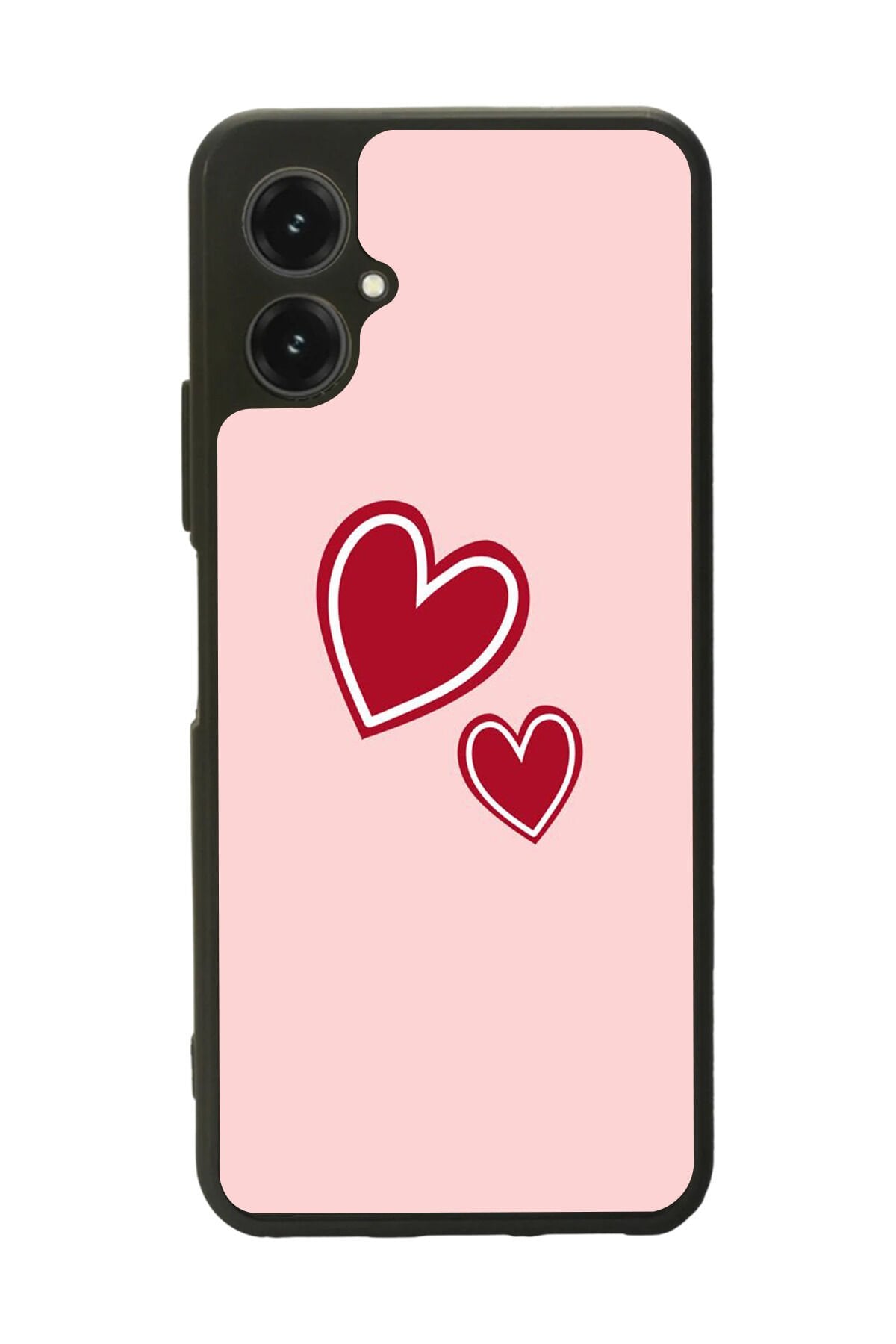 Omix X5 Uyumlu Kalp Love Tasarımlı Glossy Premium Kılıf