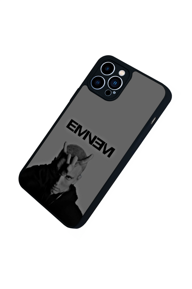 iPhone 13 Pro Max Uyumlu Eminem Tasarımlı Glossy Premium Kılıf