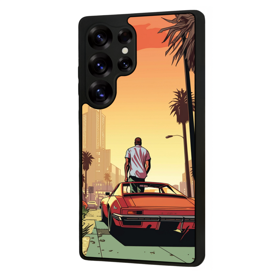 Samsung Galaxy S25 Ultra Uyumlu GTA Tasarımlı Glossy Premium Kılıf