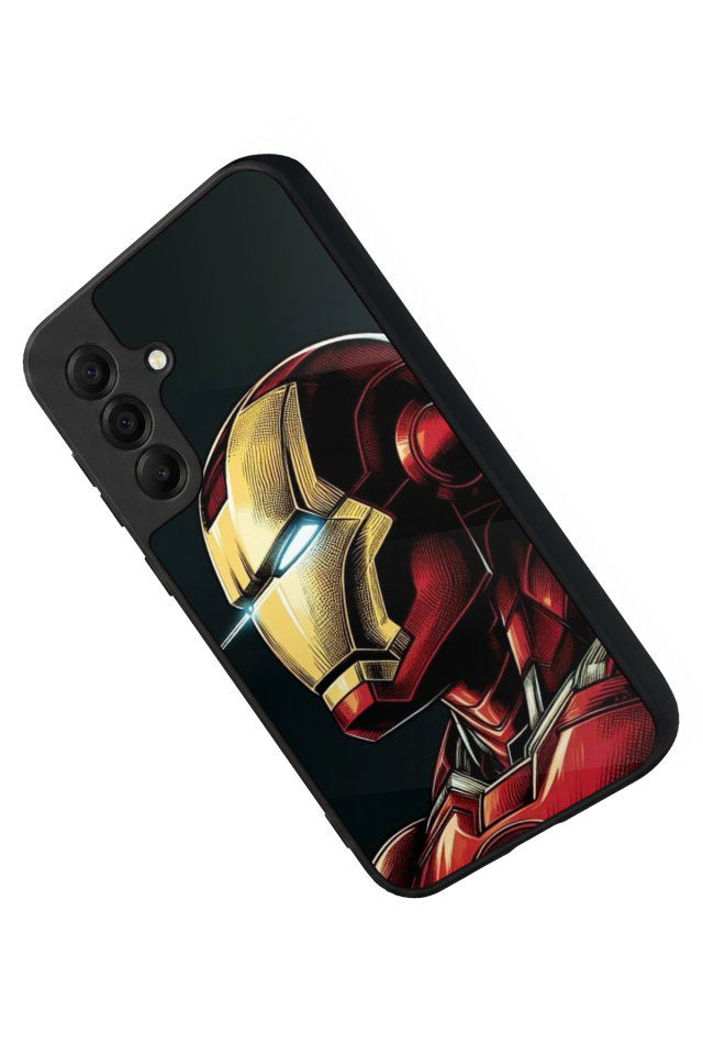 Samsung Galaxy A17 Uyumlu  Iron Man ( Demir Adam ) Tasarımlı Glossy Premium Kılıf