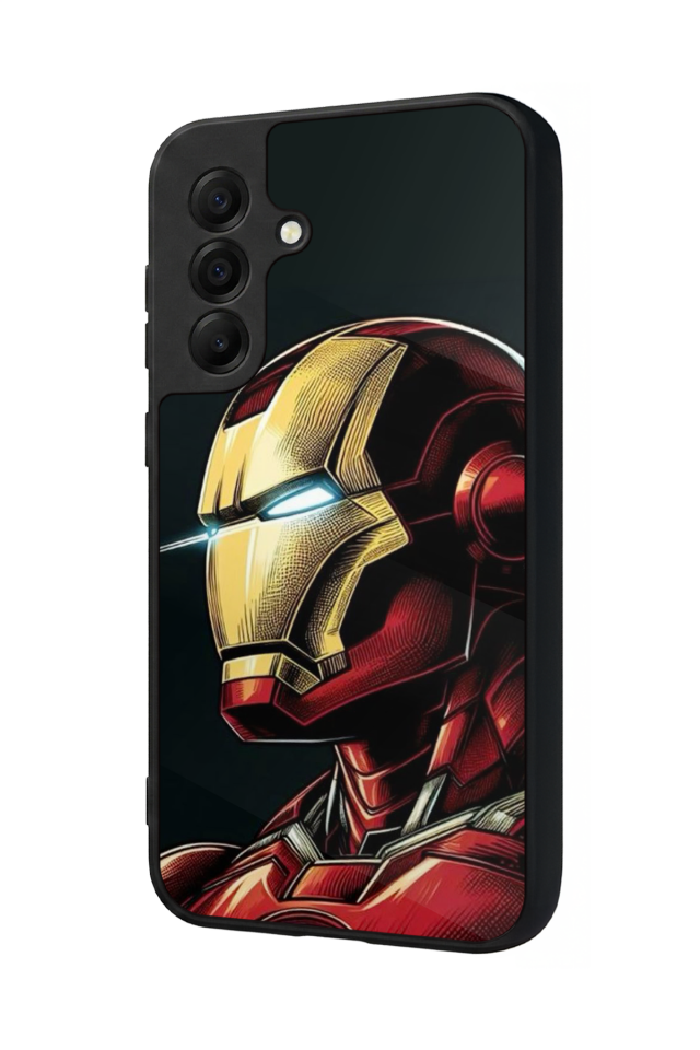 Samsung Galaxy A17 Uyumlu  Iron Man ( Demir Adam ) Tasarımlı Glossy Premium Kılıf