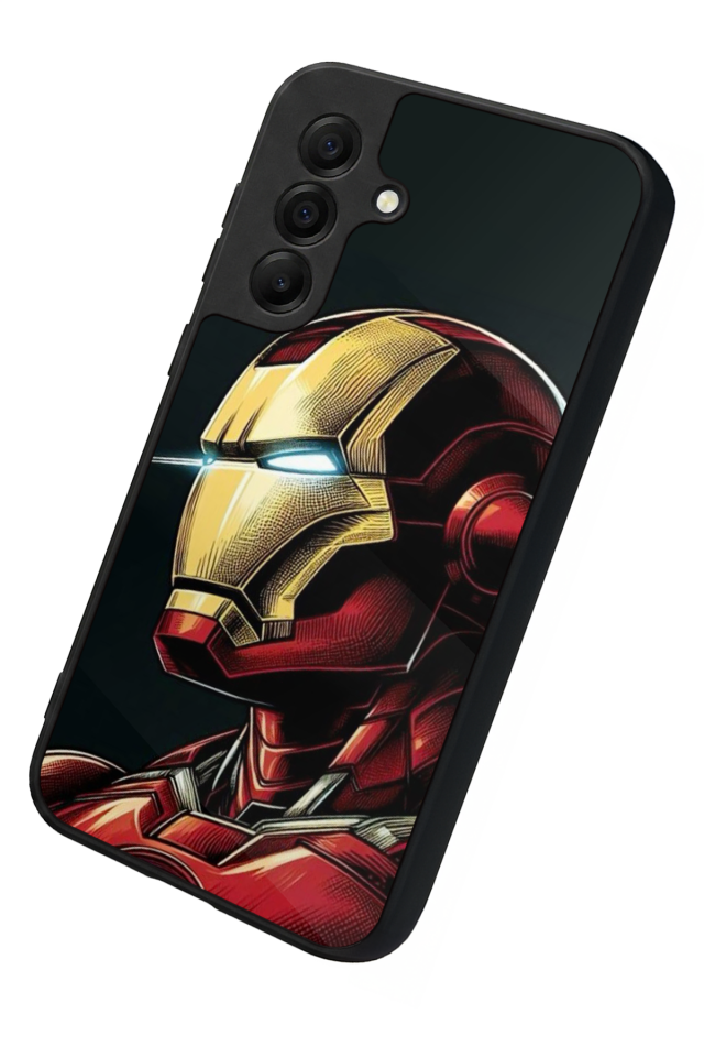 Samsung Galaxy A17 Uyumlu  Iron Man ( Demir Adam ) Tasarımlı Glossy Premium Kılıf