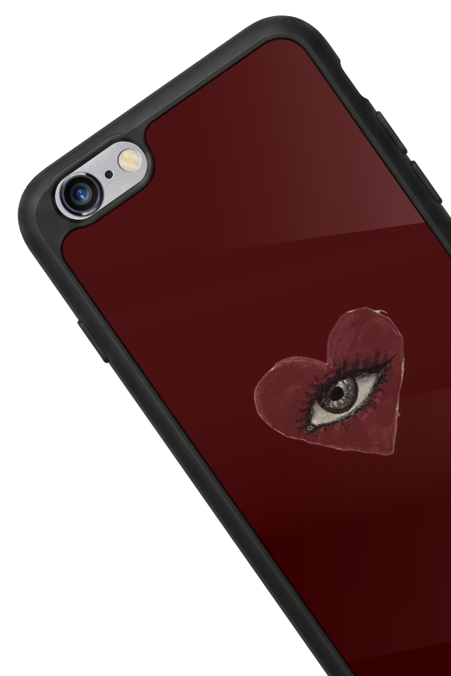 iPhone 6 Plus Uyumlu Kalp Love Tasarımlı Glossy Premium Kılıf