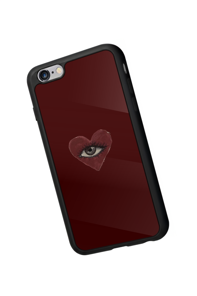 iPhone 6 Plus Uyumlu Kalp Love Tasarımlı Glossy Premium Kılıf