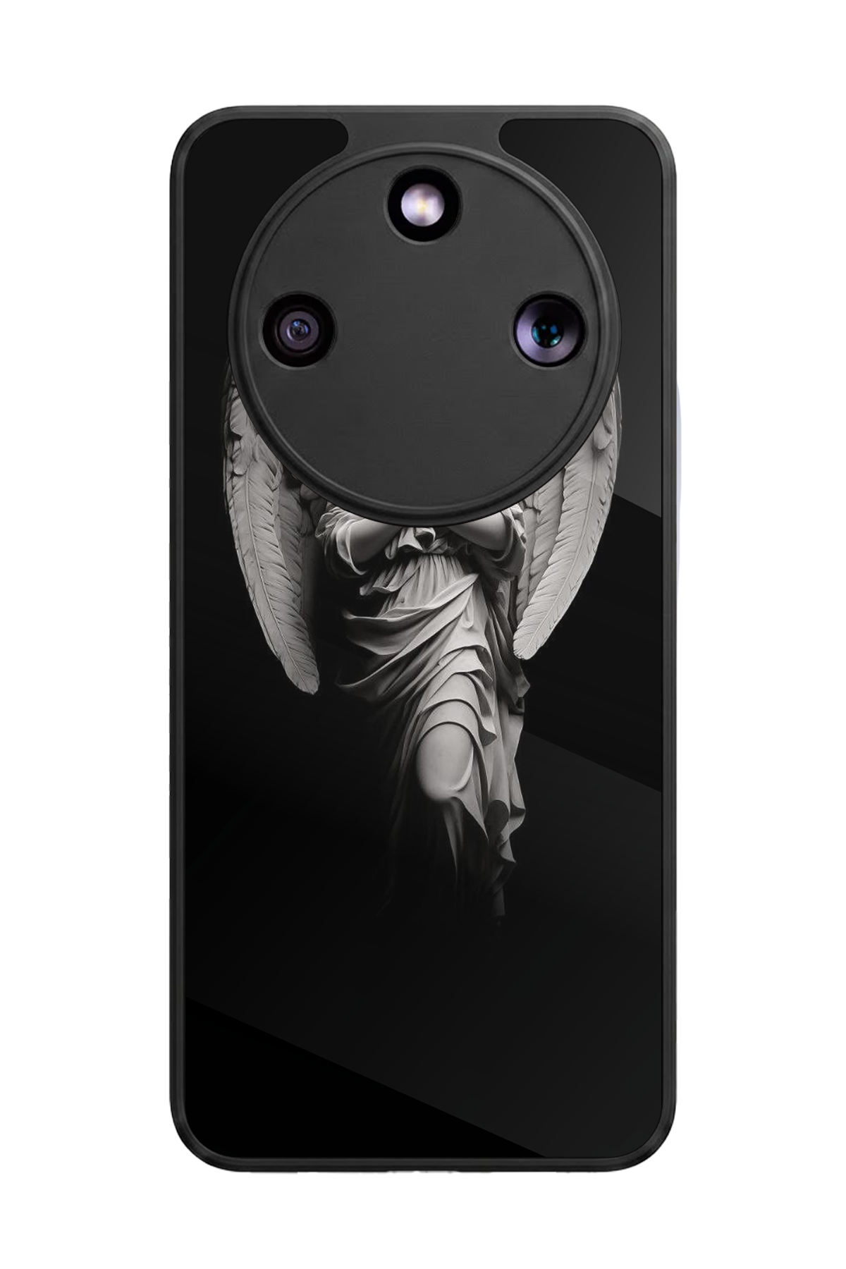 Honor Magic 8 Lite Uyumlu Melek Tasarımlı Glossy Premium Kılıf