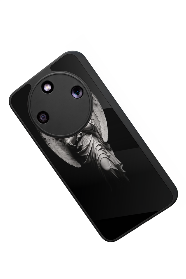 Honor Magic 8 Lite Uyumlu Melek Tasarımlı Glossy Premium Kılıf