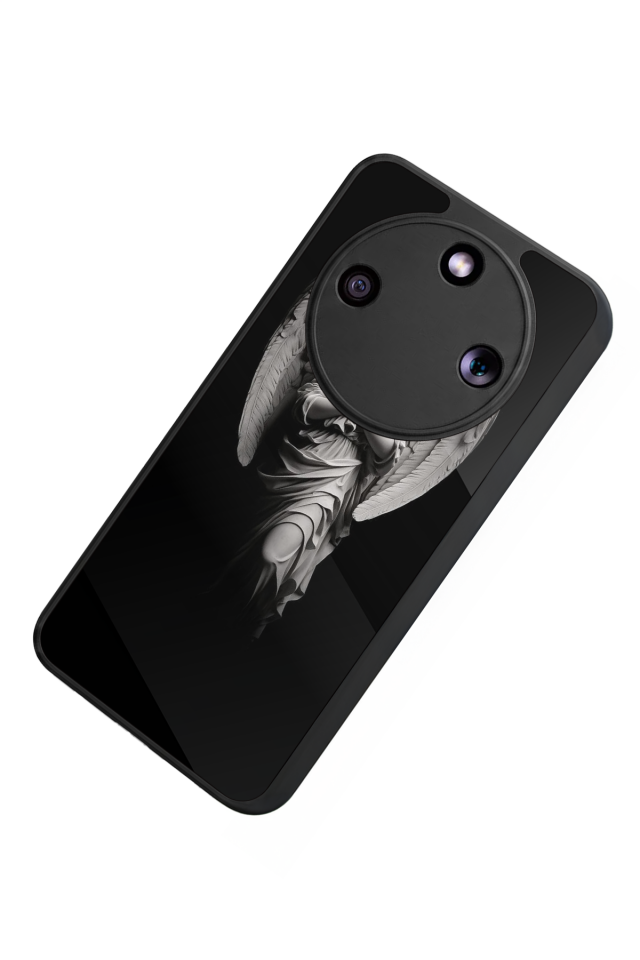 Honor Magic 8 Lite Uyumlu Melek Tasarımlı Glossy Premium Kılıf