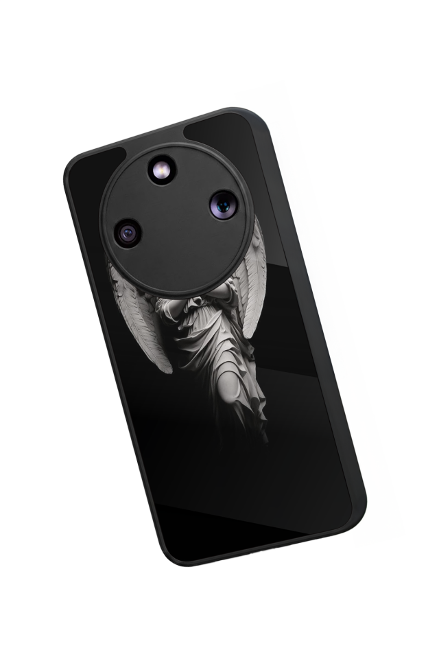 Honor Magic 8 Lite Uyumlu Melek Tasarımlı Glossy Premium Kılıf