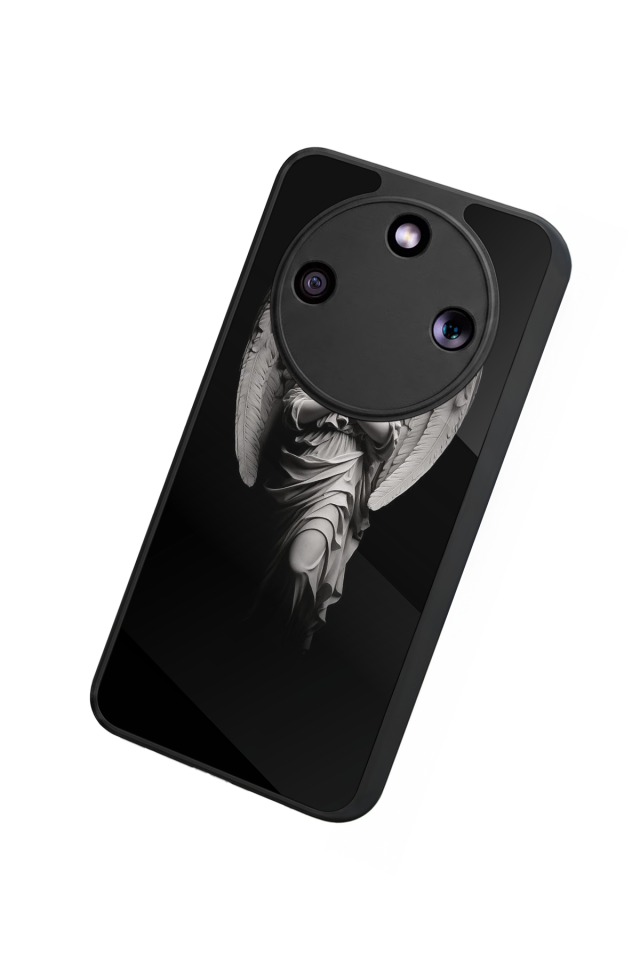 Honor Magic 8 Lite Uyumlu Melek Tasarımlı Glossy Premium Kılıf