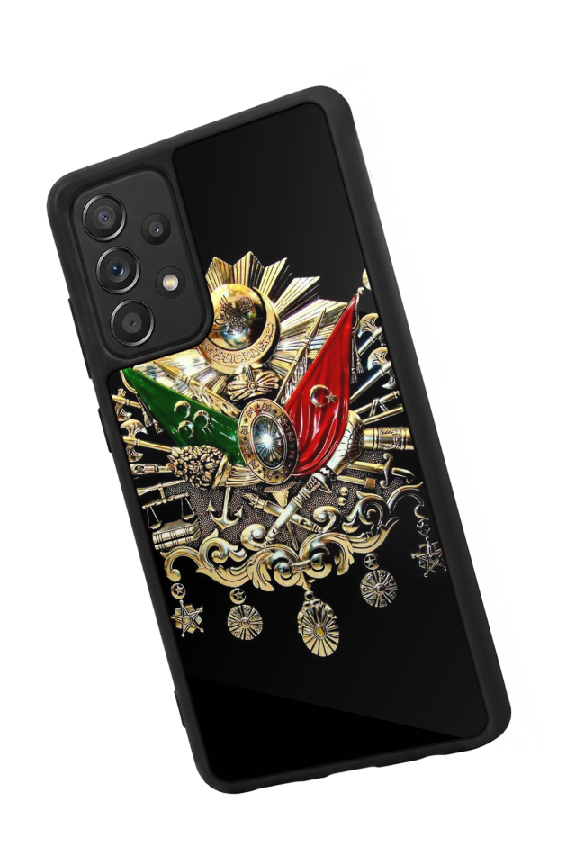 Samsung Galaxy A72 Uyumlu Osmanli Tugrasi Tasarımlı Glossy Premium Kılıf
