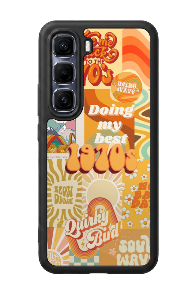 Infinix Hot 60 Pro Plus Uyumlu Poster Tasarımlı Glossy Premium Kılıf