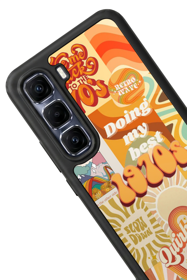 Infinix Hot 60 Pro Plus Uyumlu Poster Tasarımlı Glossy Premium Kılıf