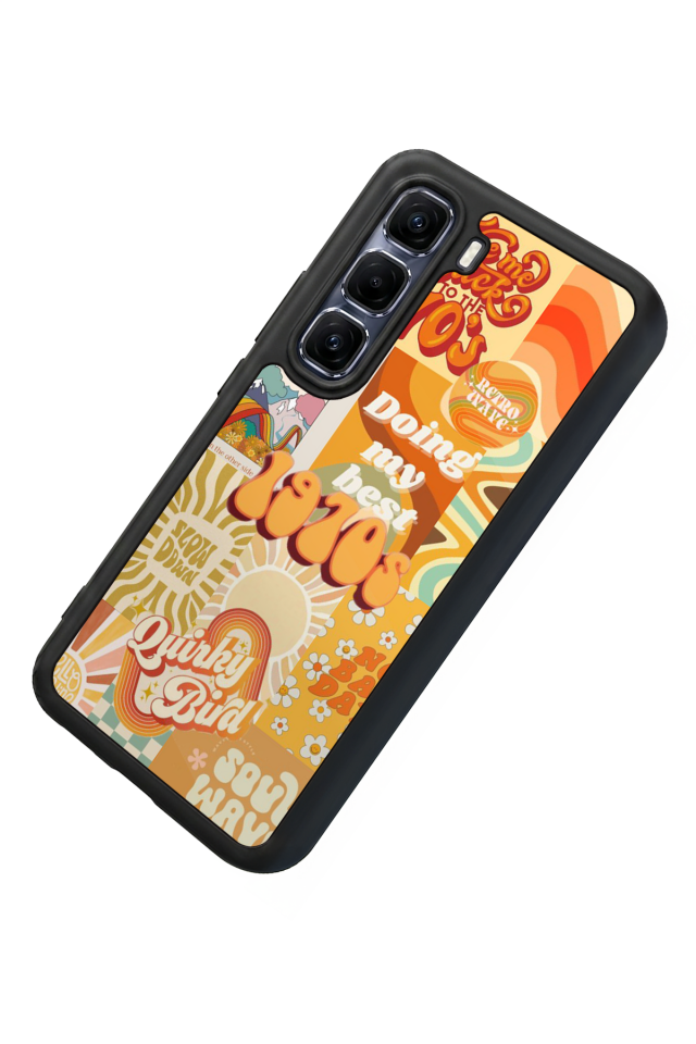 Infinix Hot 60 Pro Plus Uyumlu Poster Tasarımlı Glossy Premium Kılıf