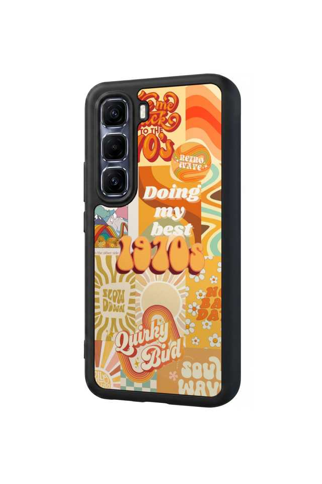 Infinix Hot 60 Pro Plus Uyumlu Poster Tasarımlı Glossy Premium Kılıf