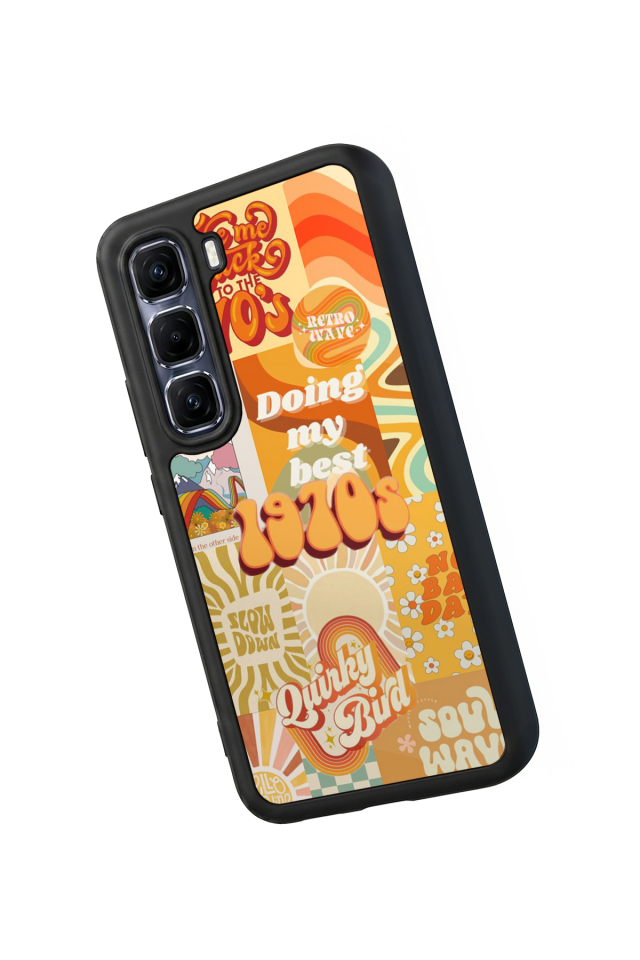 Infinix Hot 60 Pro Plus Uyumlu Poster Tasarımlı Glossy Premium Kılıf