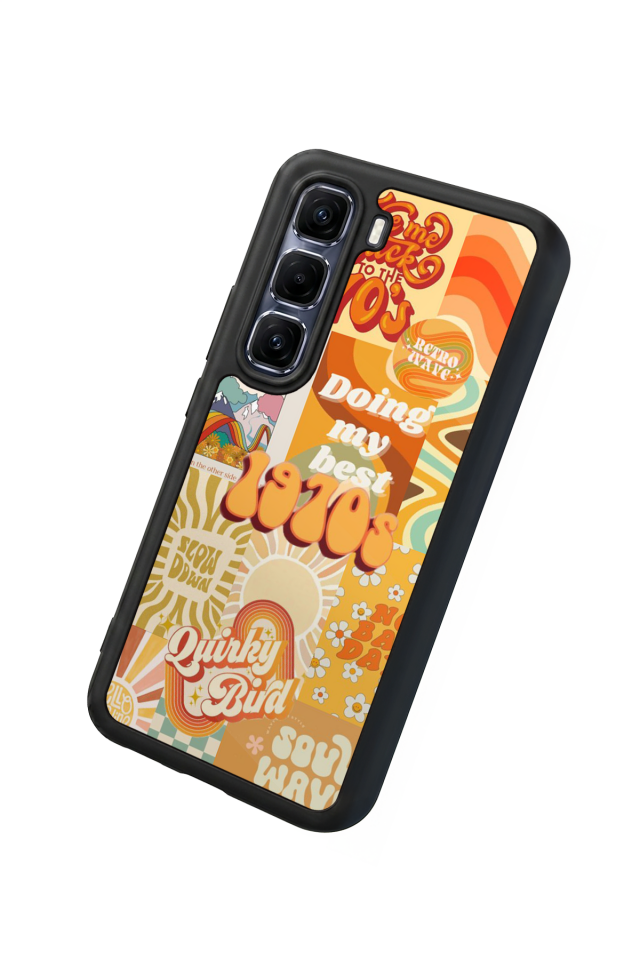 Infinix Hot 60 Pro Plus Uyumlu Poster Tasarımlı Glossy Premium Kılıf