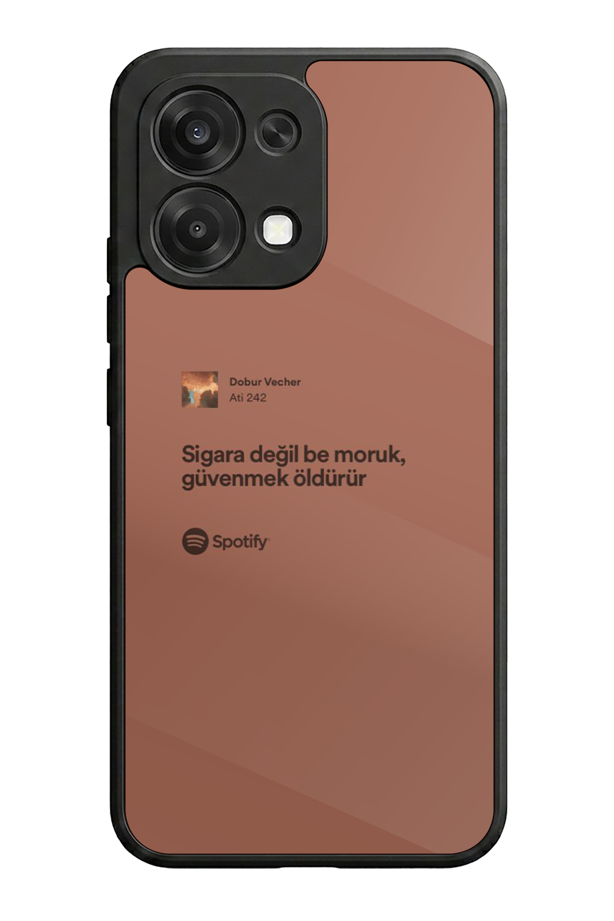 Oppo A6 Pro Uyumlu Sarki Sozleri Tasarımlı Glossy Premium Kılıf