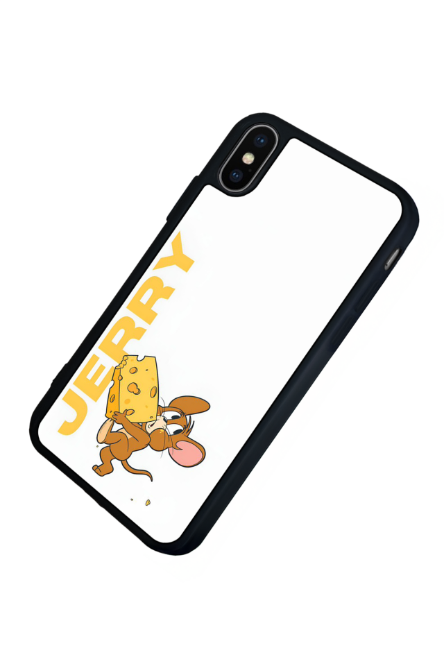 iPhone XS Max Uyumlu Tom And Jerry Tasarımlı Glossy Premium Kılıf