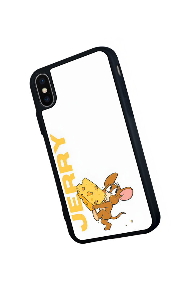 iPhone XS Max Uyumlu Tom And Jerry Tasarımlı Glossy Premium Kılıf