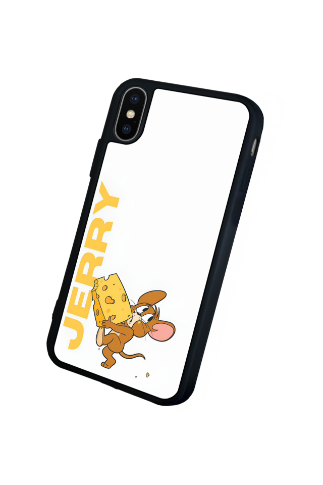 iPhone XS Max Uyumlu Tom And Jerry Tasarımlı Glossy Premium Kılıf
