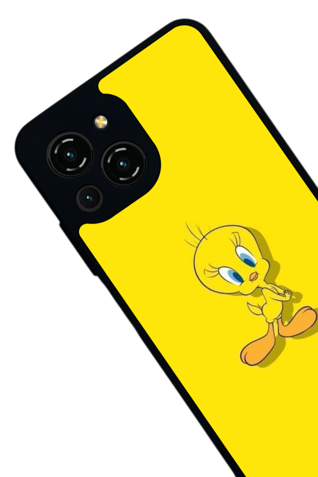 Reeder S23 Pro Max Uyumlu tweety Tasarımlı Glossy Premium Kılıf