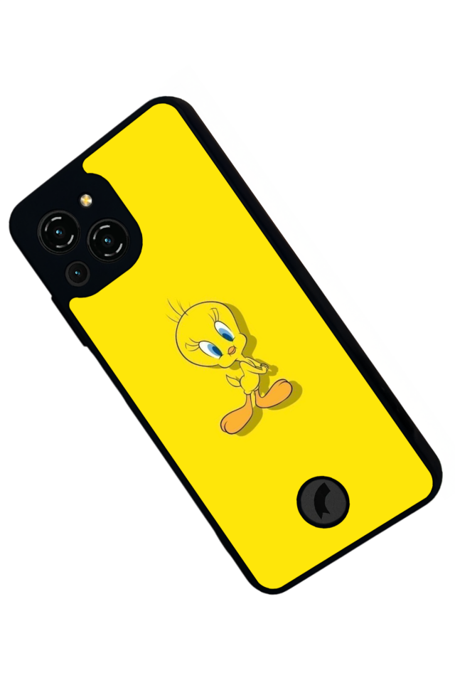 Reeder S23 Pro Max Uyumlu tweety Tasarımlı Glossy Premium Kılıf