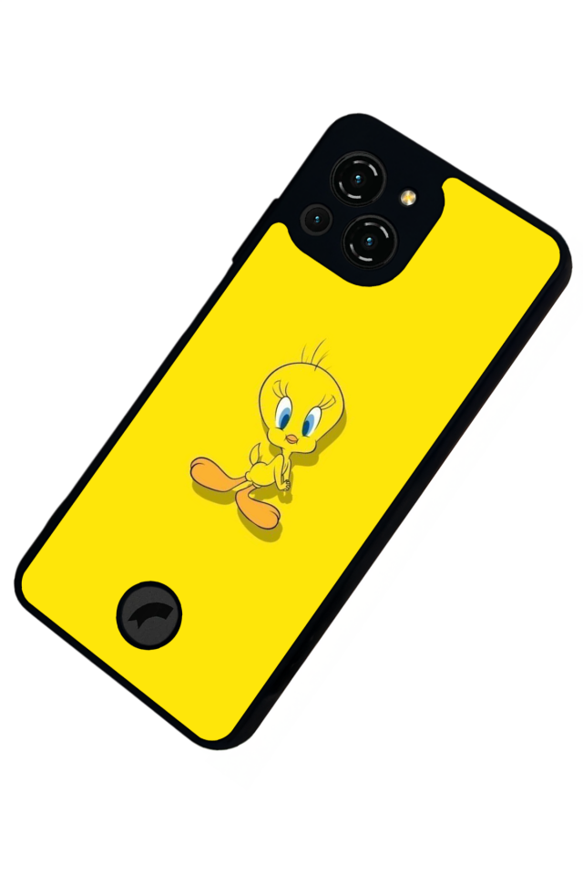 Reeder S23 Pro Max Uyumlu tweety Tasarımlı Glossy Premium Kılıf