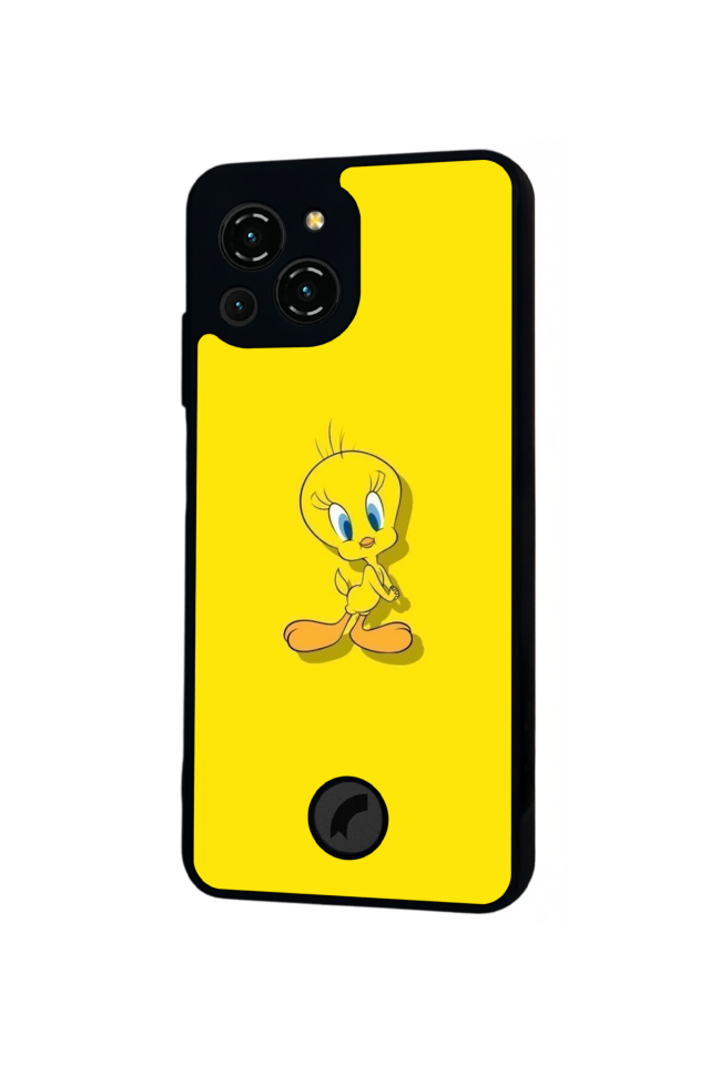 Reeder S23 Pro Max Uyumlu tweety Tasarımlı Glossy Premium Kılıf