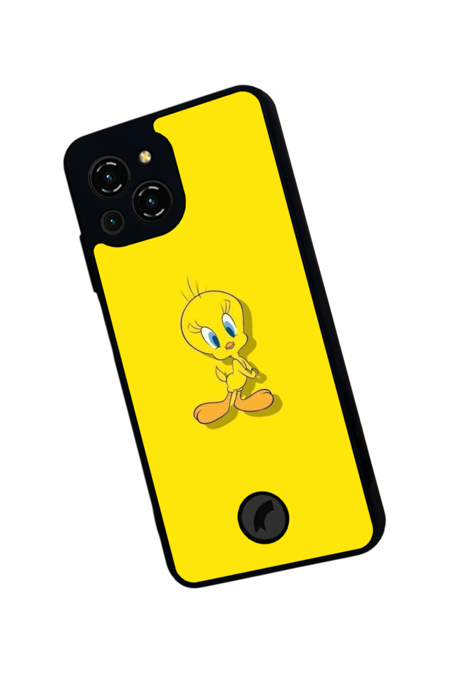 Reeder S23 Pro Max Uyumlu tweety Tasarımlı Glossy Premium Kılıf